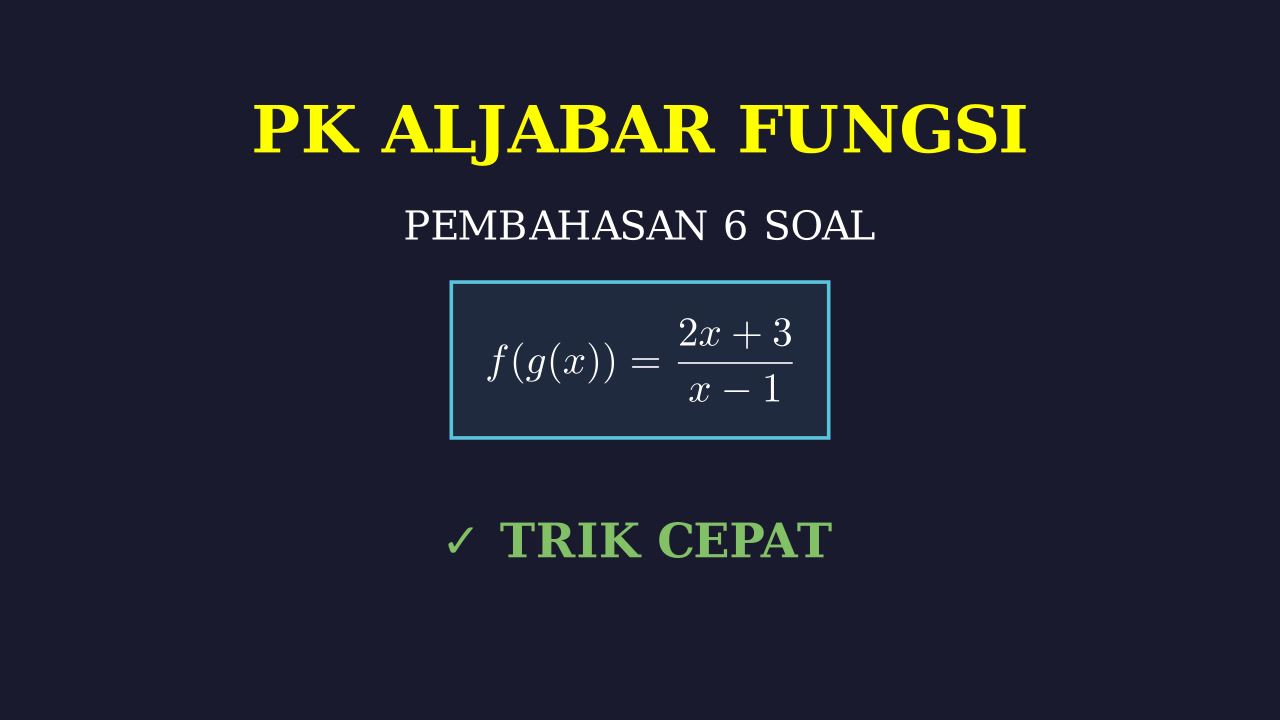 Pembahasan 6 Soal Latihan