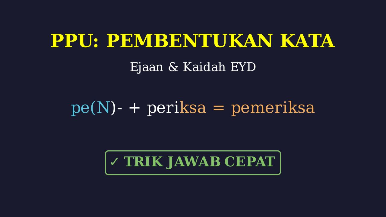 Panduan Ejaan Yang Disempurnakan (EYD)