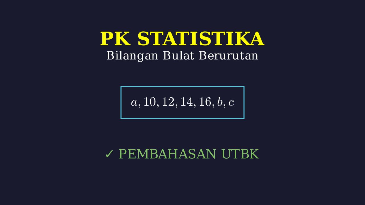 Barisan Bilangan Bulat Berurutan