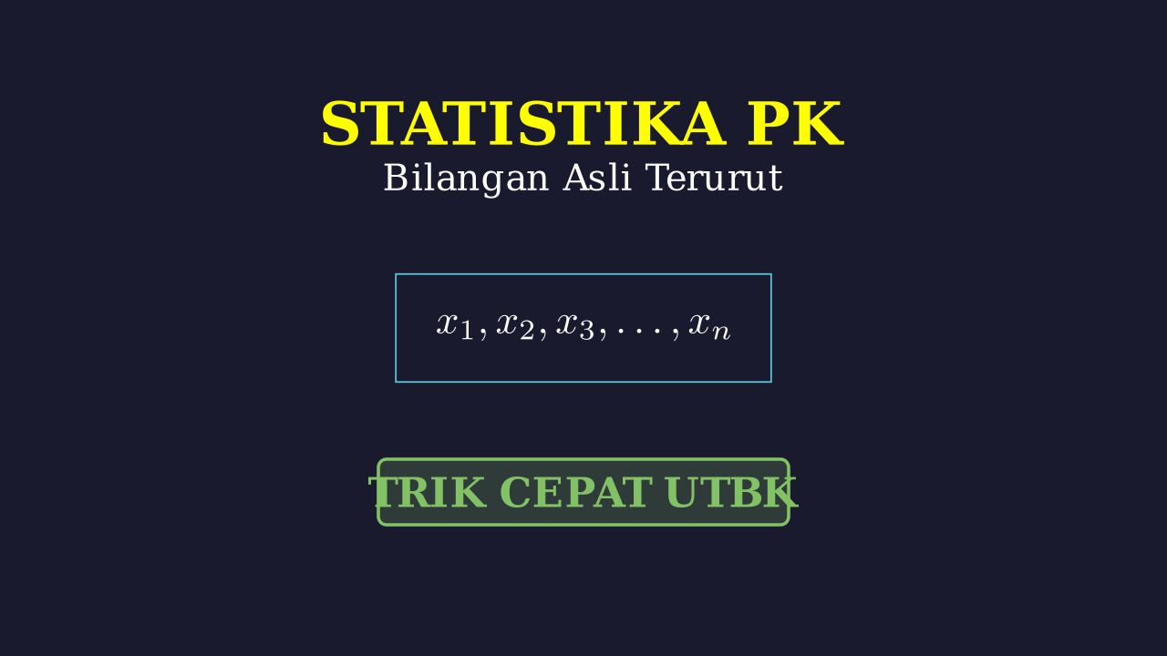 Statistika: Menyelesaikan Soal Data Terurut