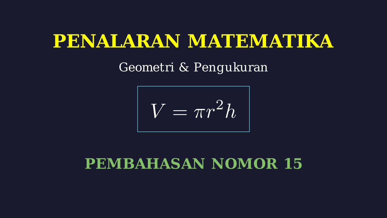 Pembahasan Soal Nomor 15