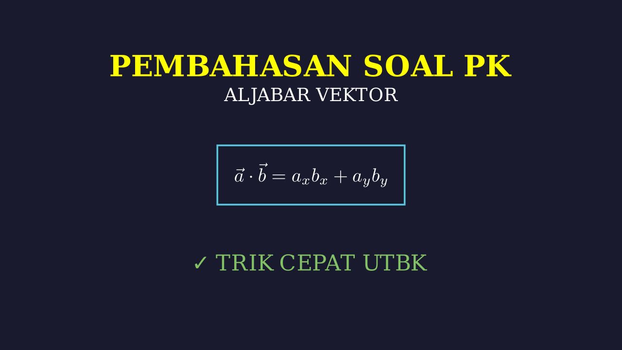 Operasi Aljabar Vektor