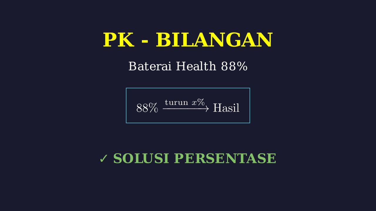 Menghitung Penurunan Battery Health