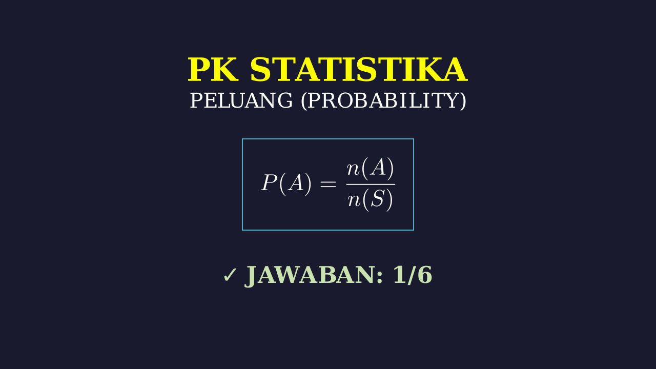 Konsep Dasar Peluang