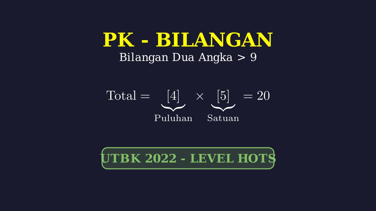 Soal HOTS UTBK: Bilangan Dua Angka