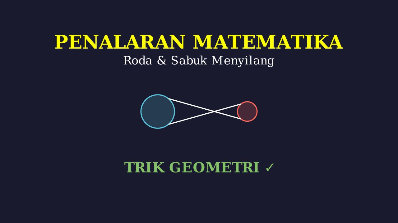 Penalaran Matematika: Roda dan Sabuk Menyilang