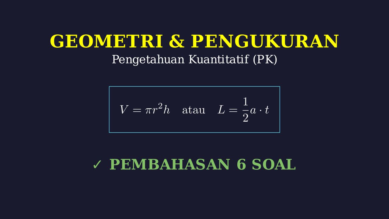 Pembahasan 6 Soal Lengkap