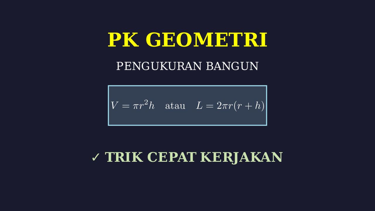 Langkah Penyelesaian Soal Matematika