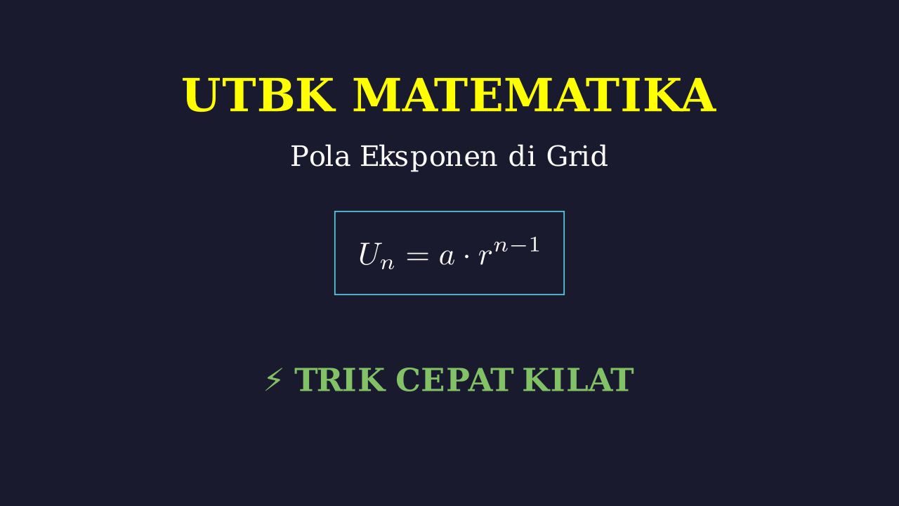 Rumus Cepat Pola Bilangan Eksponen Grid