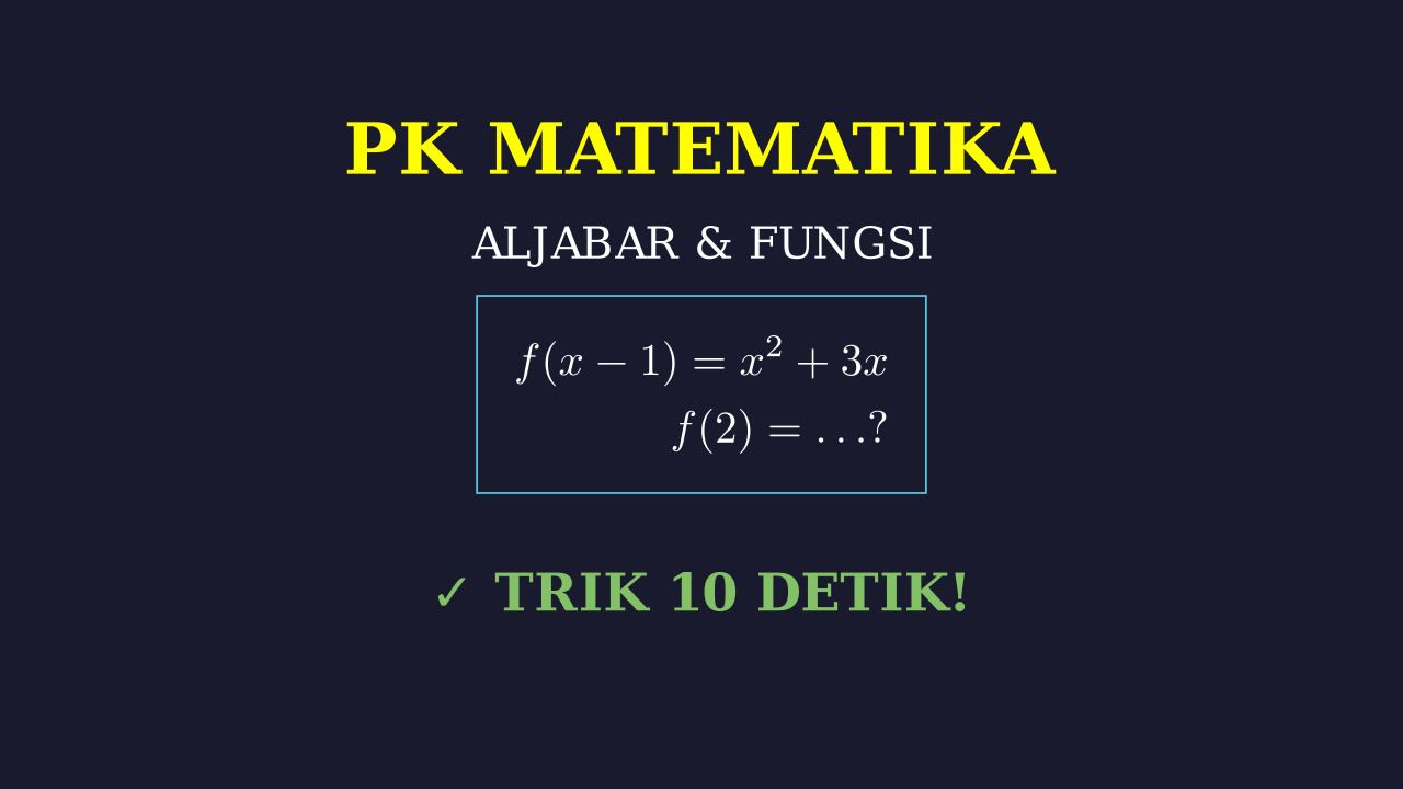 Penyelesaian Soal: Landasan Berpikir