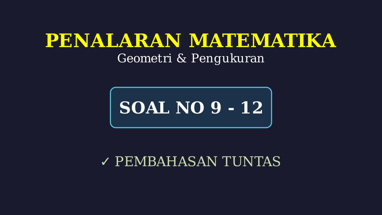 Pembahasan Soal 9-12: Lampu Tergantung
