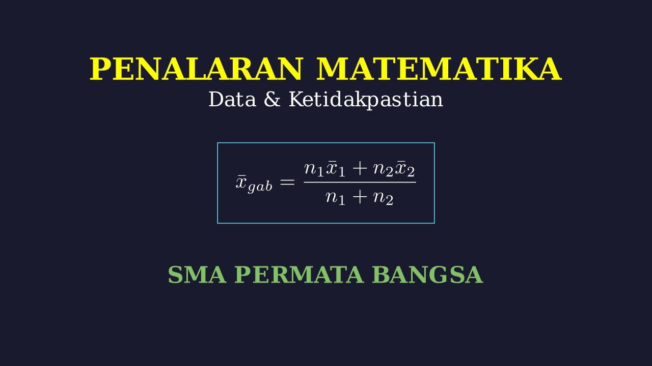 Statistika: Rata-Rata Gabungan