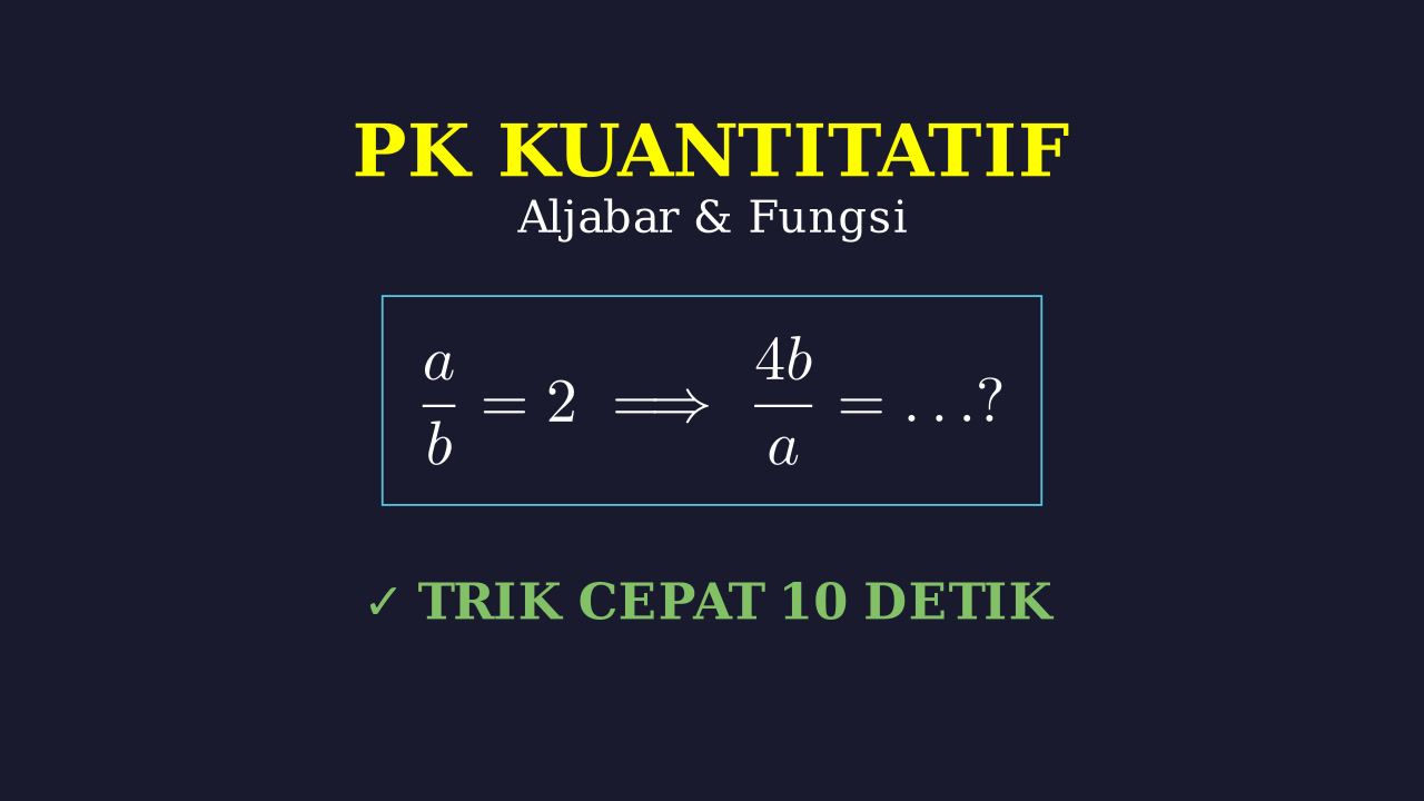 Trik Aljabar: Operasi Pecahan