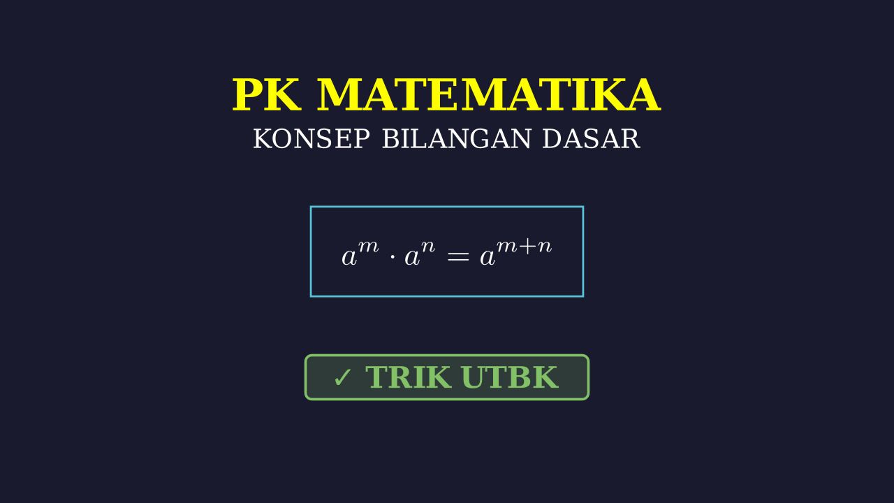 Konsep Bilangan Dasar