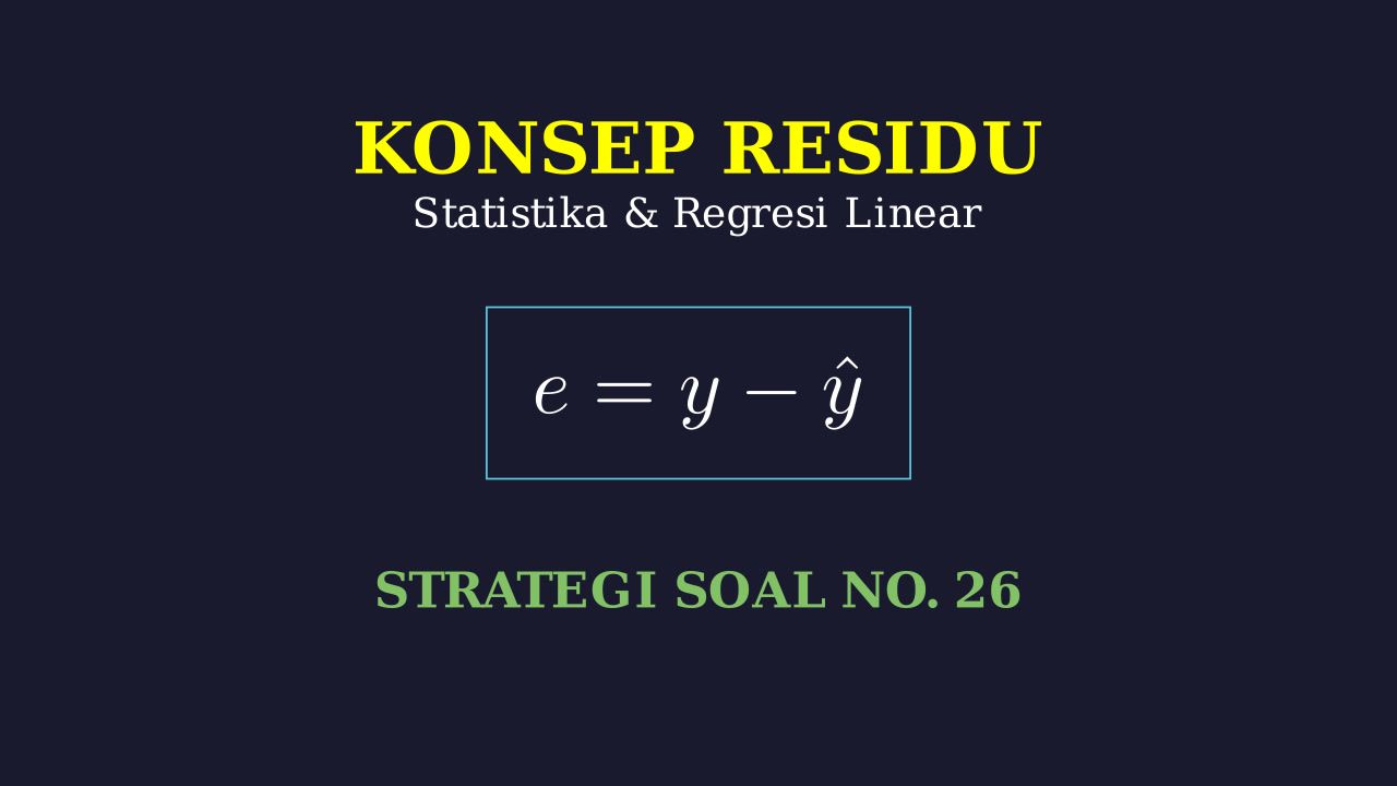 Residu: Konsep Regresi Linear