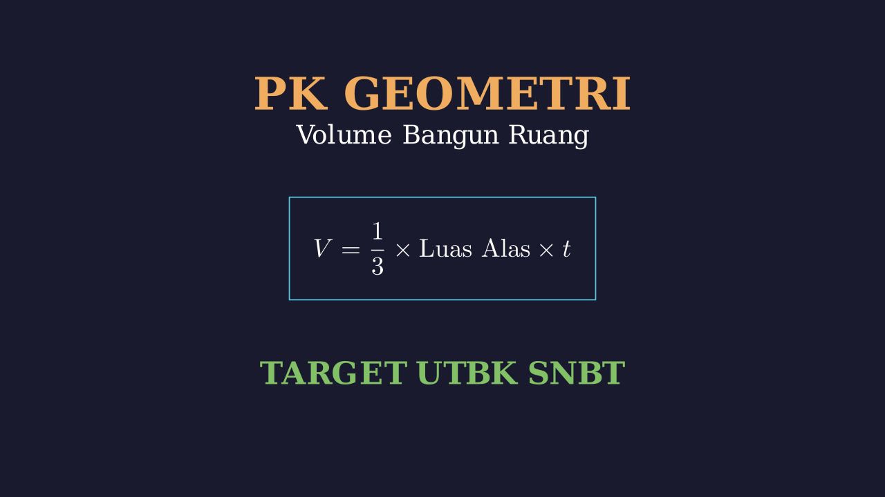 Volume Limas: Analisis Koordinat Alas