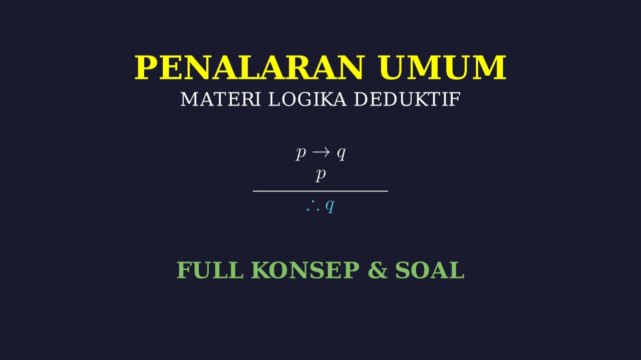 Materi Lengkap Penalaran Umum