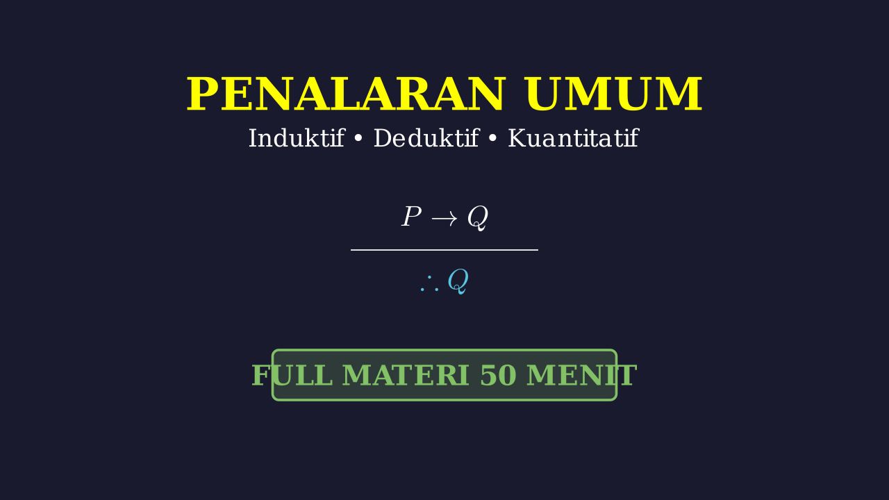 Kupas Tuntas PU: Induktif, Deduktif, & Kuantitatif
