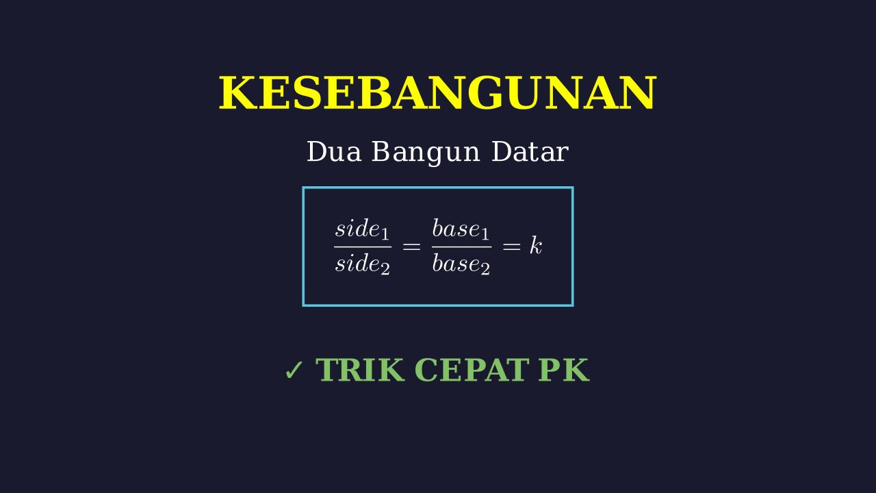 Kesebangunan Dua Bangun Datar