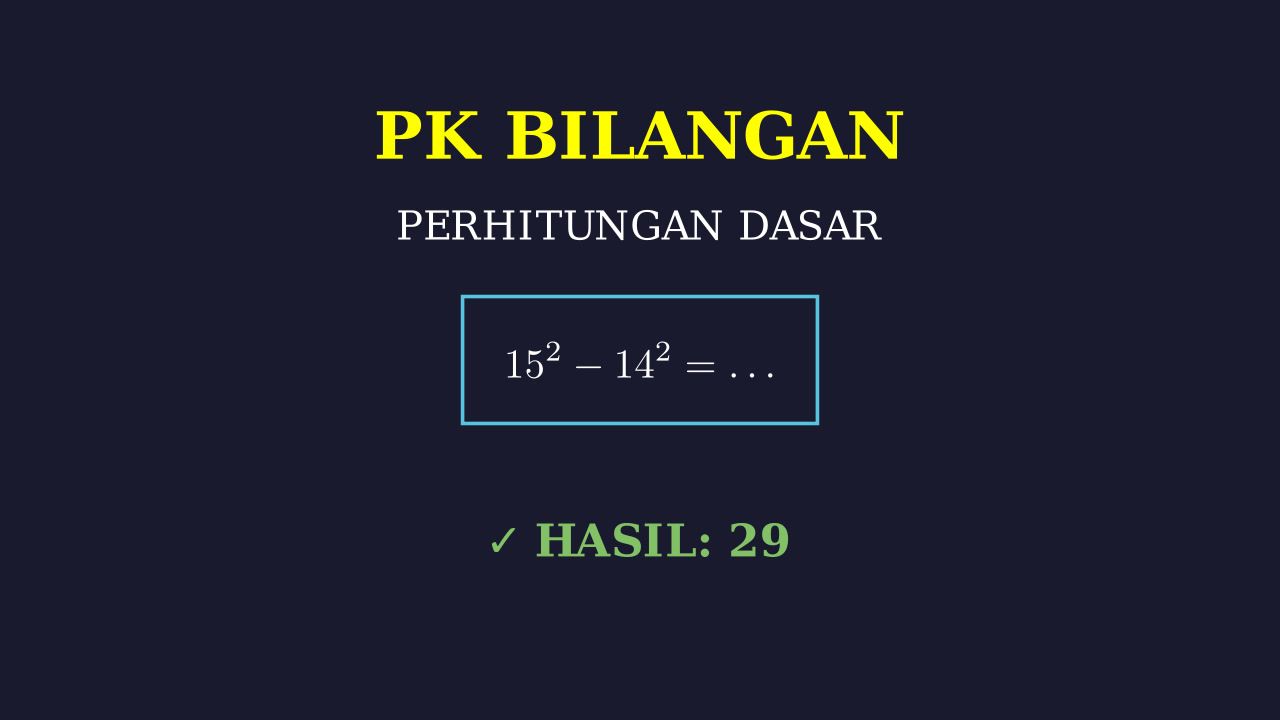 Dasar-Dasar Perhitungan