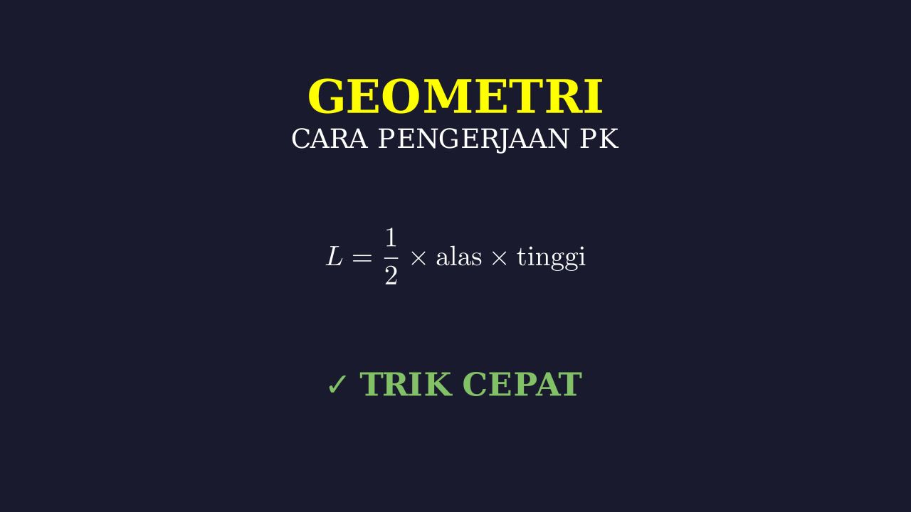 Penyelesaian Soal Geometri