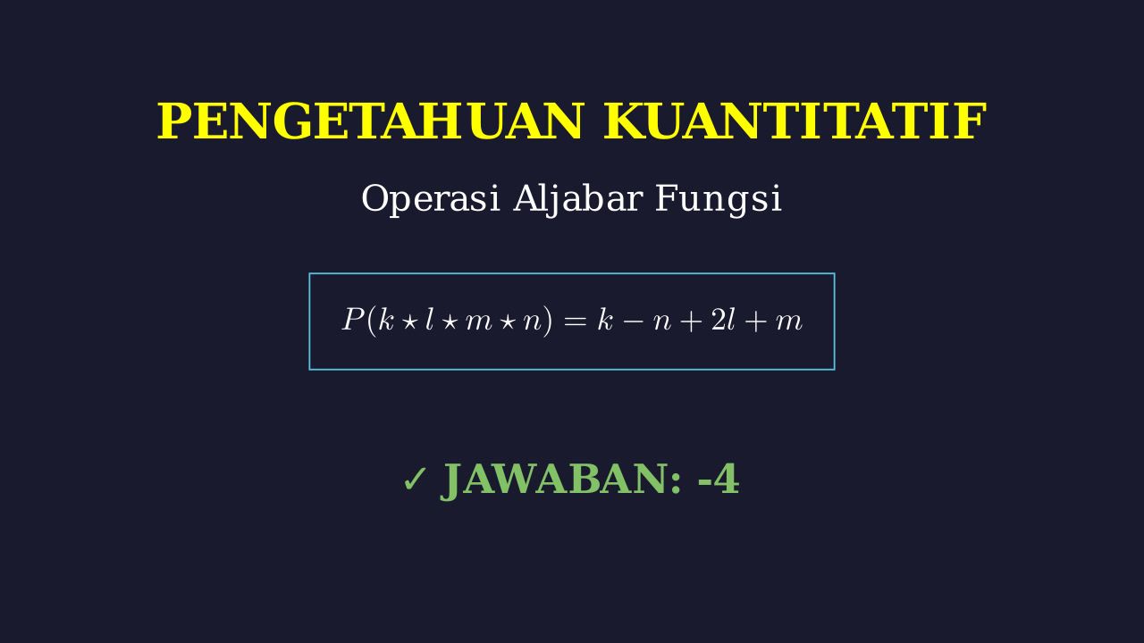 Operasi Bilangan Simbol