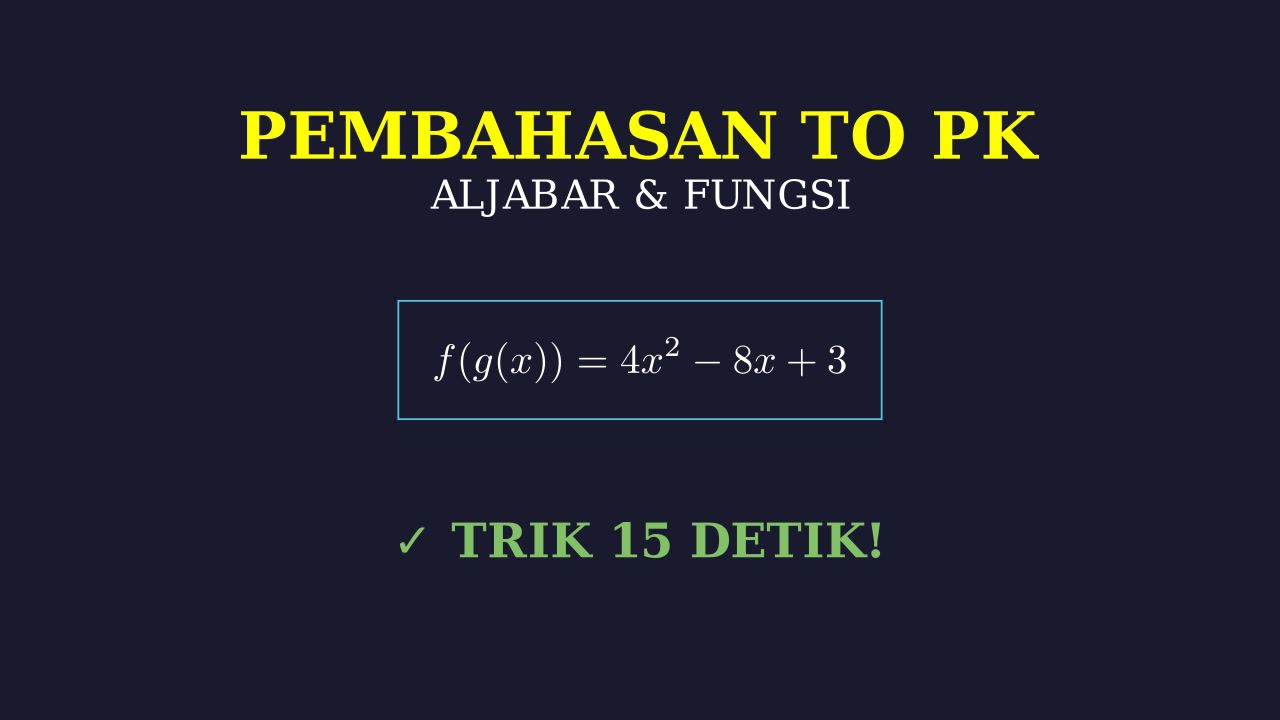 Bedah Soal TO PK Terakhir