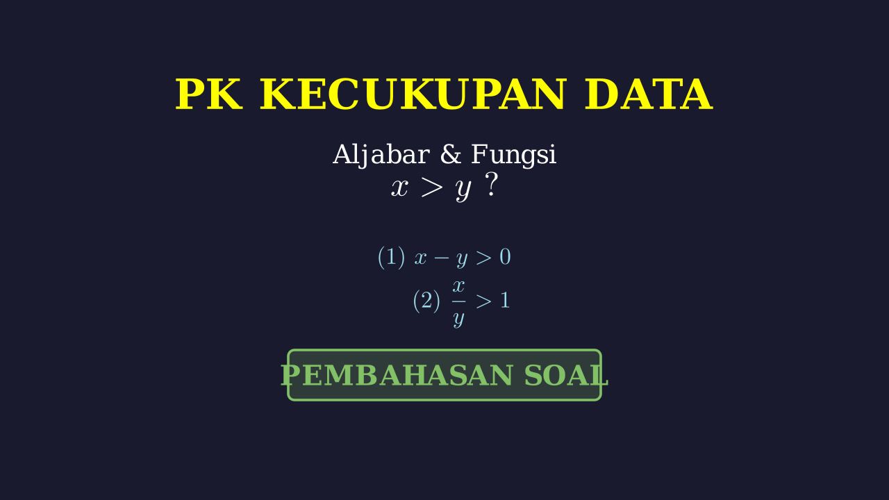 Kecukupan Data: Membandingkan Nilai X dan Y