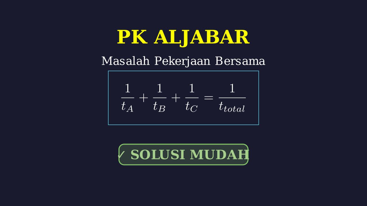 Menghitung Waktu Kerja Bersama