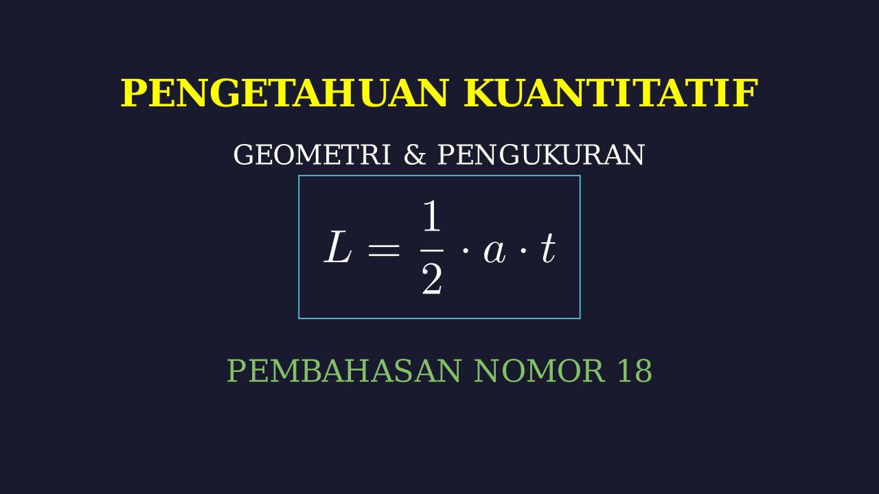 Pembahasan Soal Esai Nomor 18