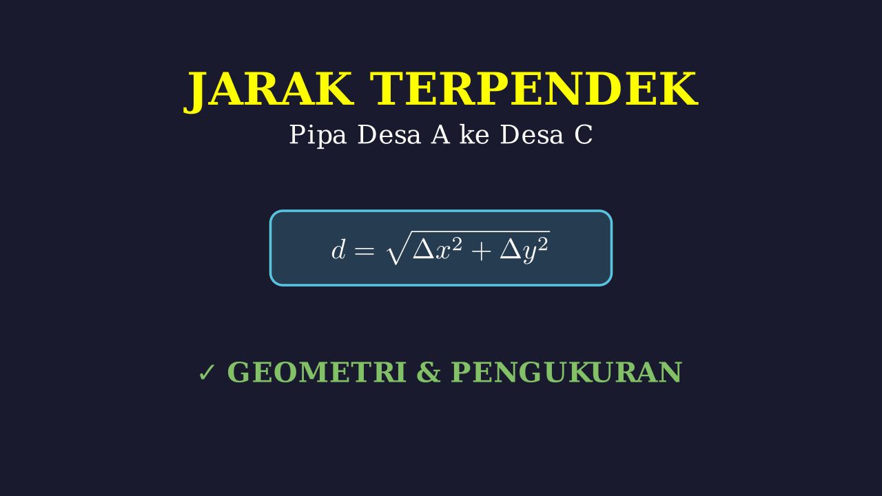 Menghitung Jarak Terpendek