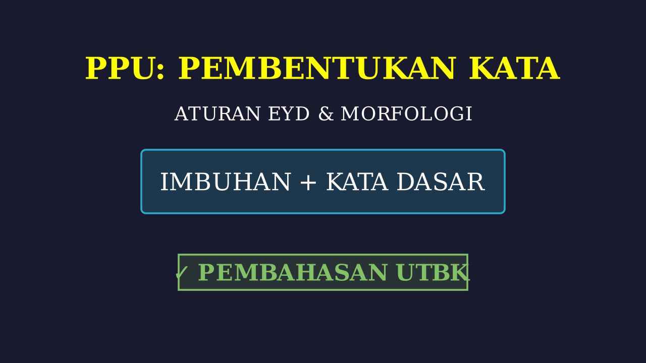 Panduan EYD: Penulisan Huruf, Kata, dan Imbuhan