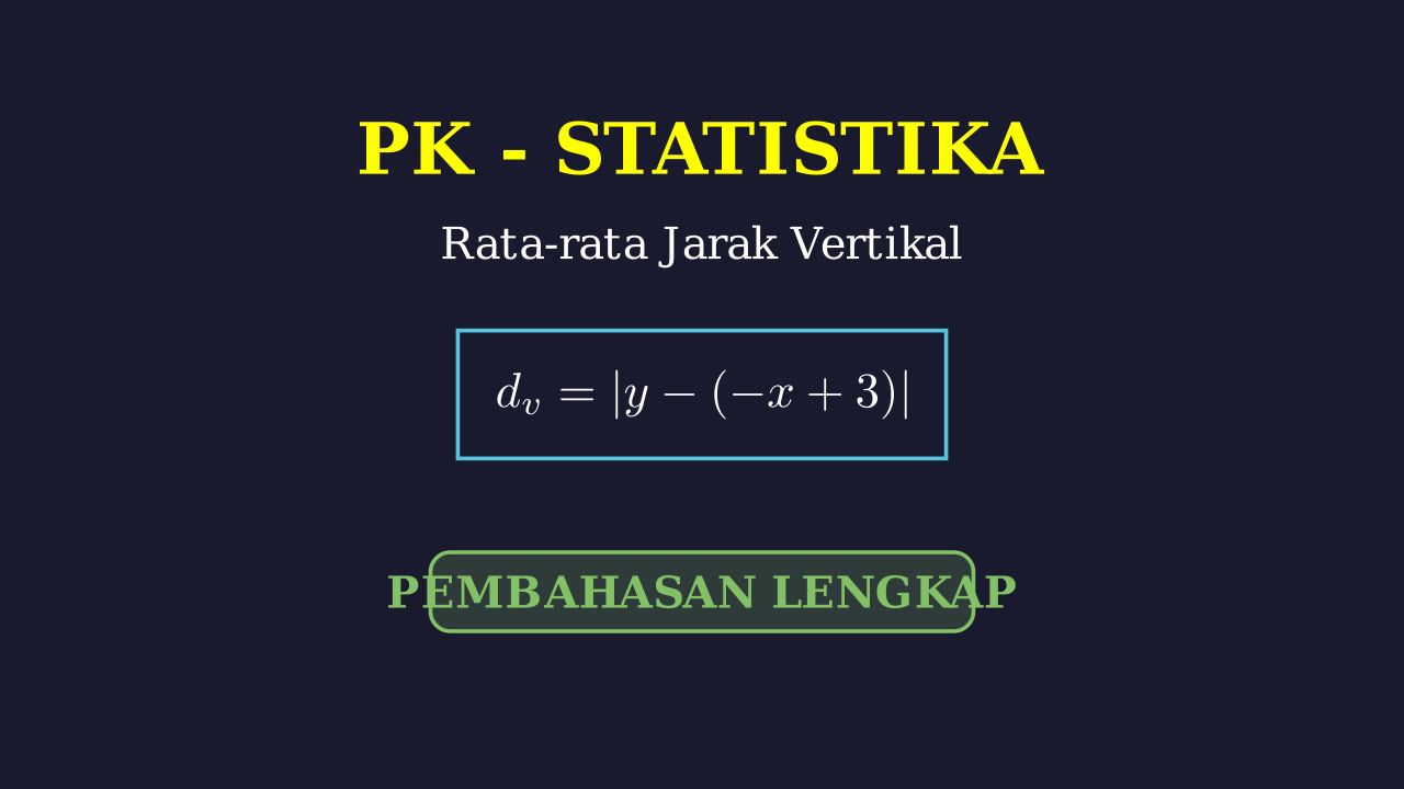 Rata-Rata Jarak Vertikal ke Garis