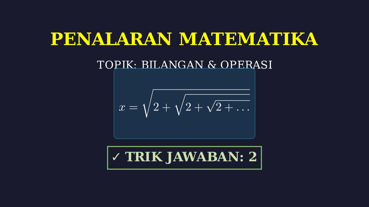 Strategi Penalaran Matematika UTBK SNBT