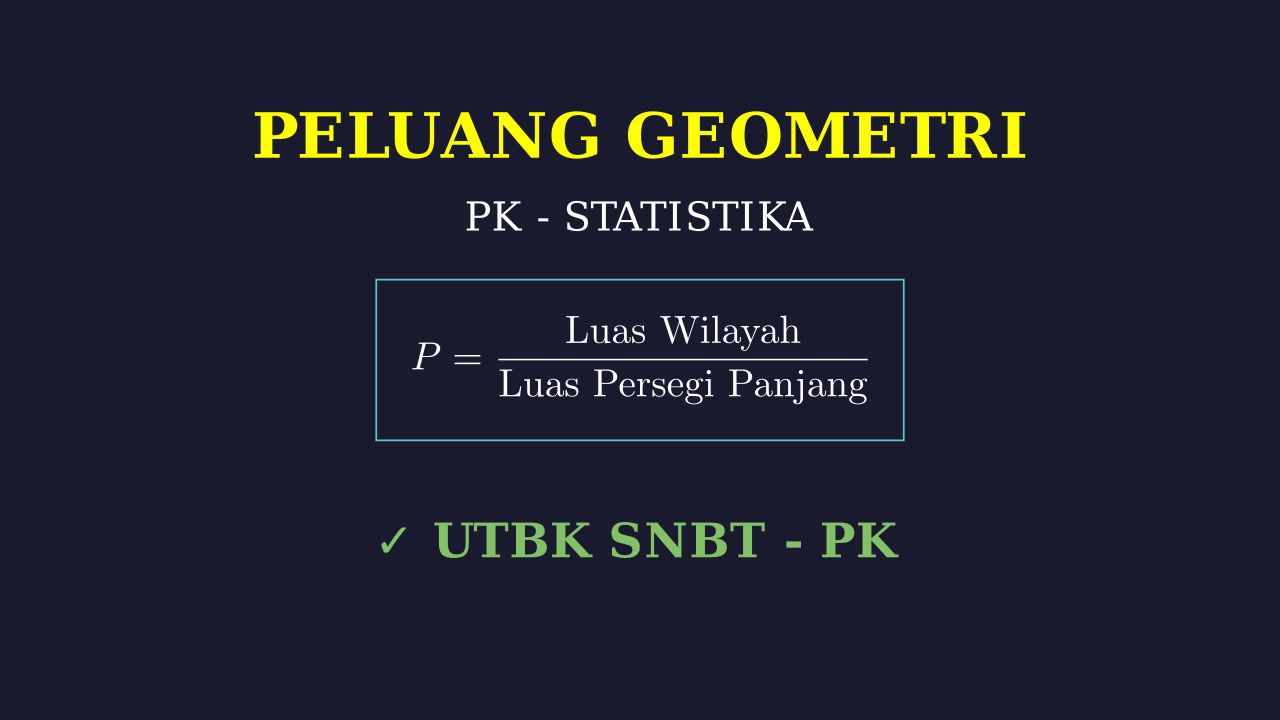 Peluang Geometris: Titik dalam Persegi Panjang