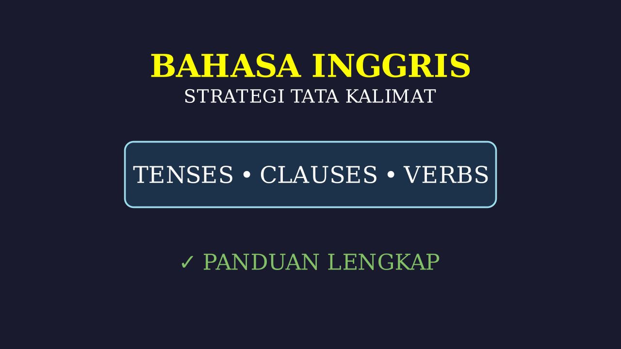 Panduan Materi Belajar Grammar