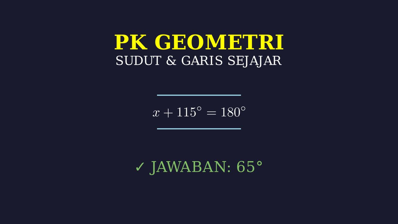 Sudut dan Garis Sejajar