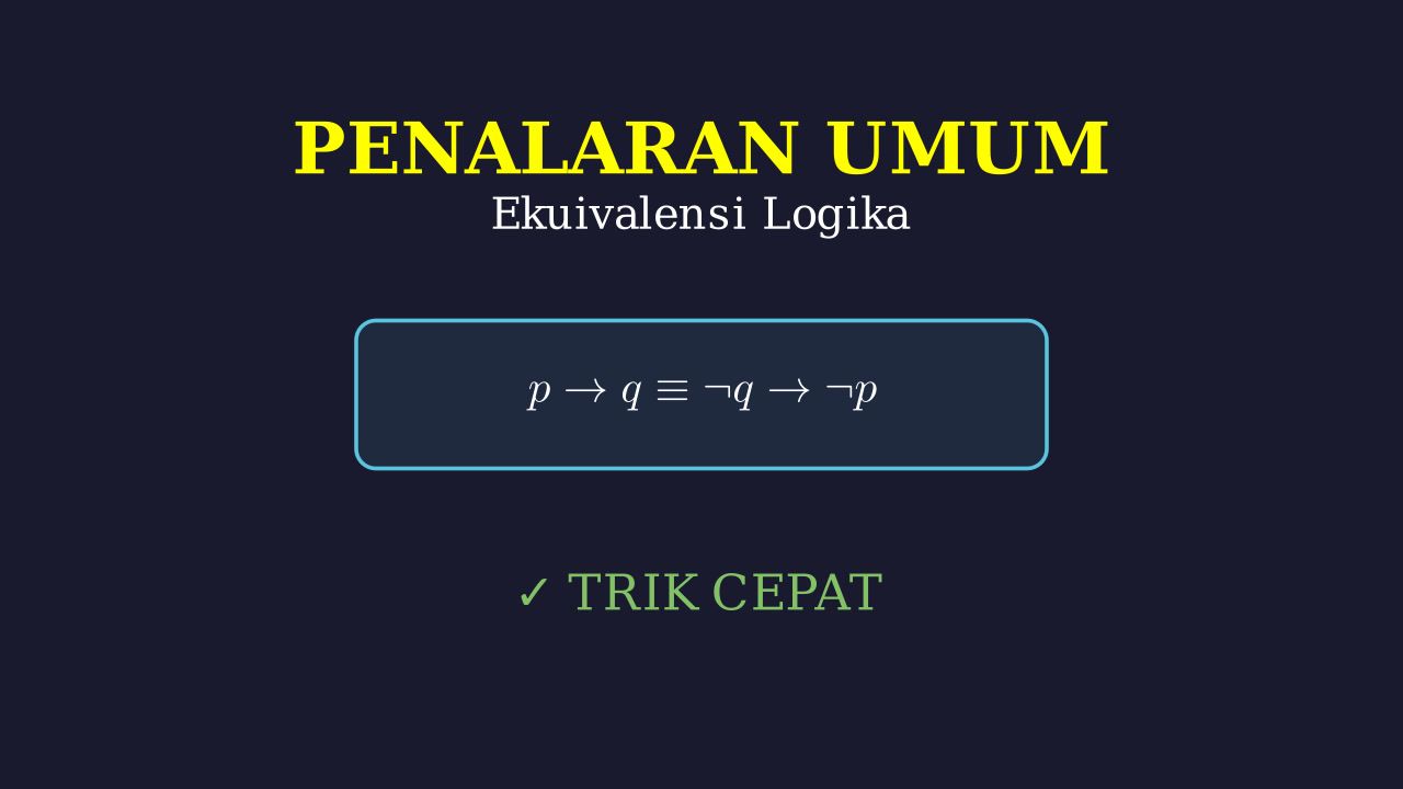 Mengenal Konsep Ekuivalen