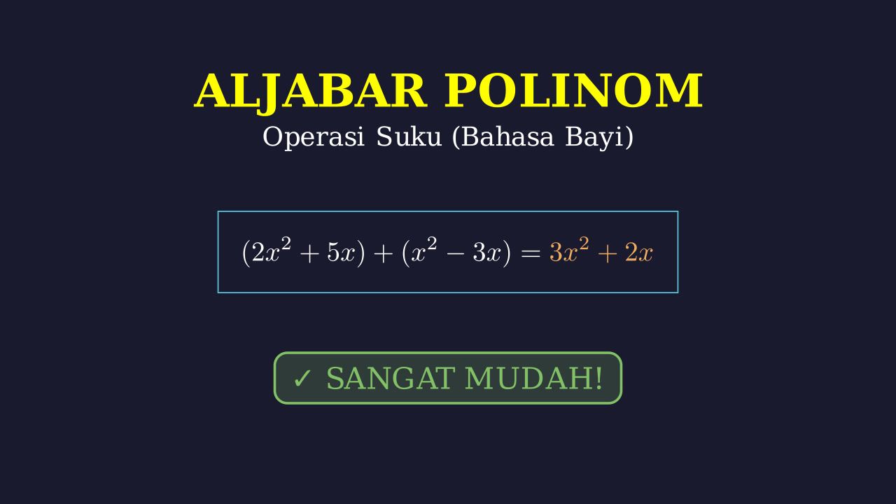 Operasi Polinomial Versi Bayi