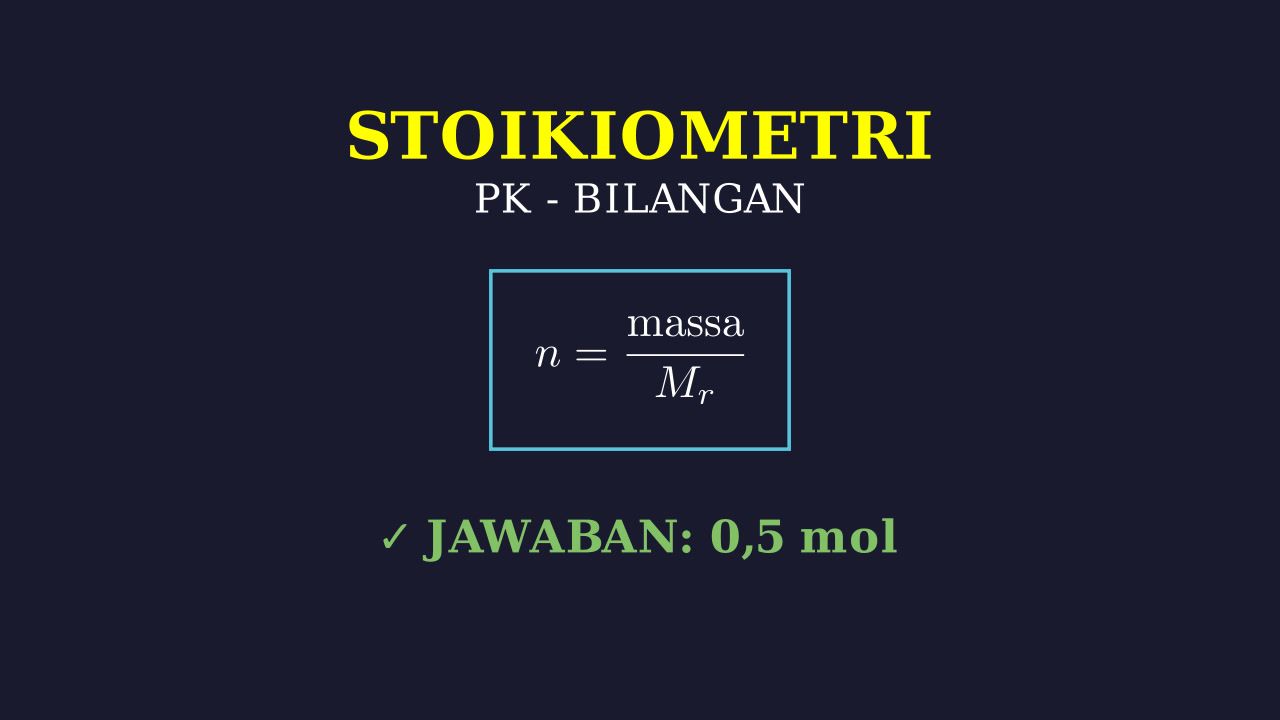 Stokiometri: Konsep Perhitungan Kimia