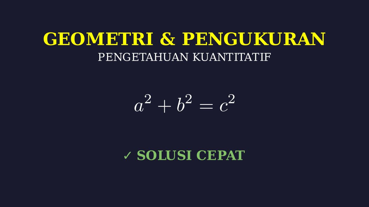 Geometri Dan Pengukuran