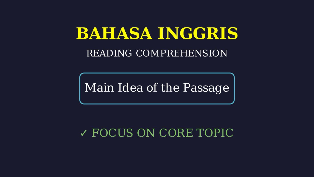 Finding the Main Idea