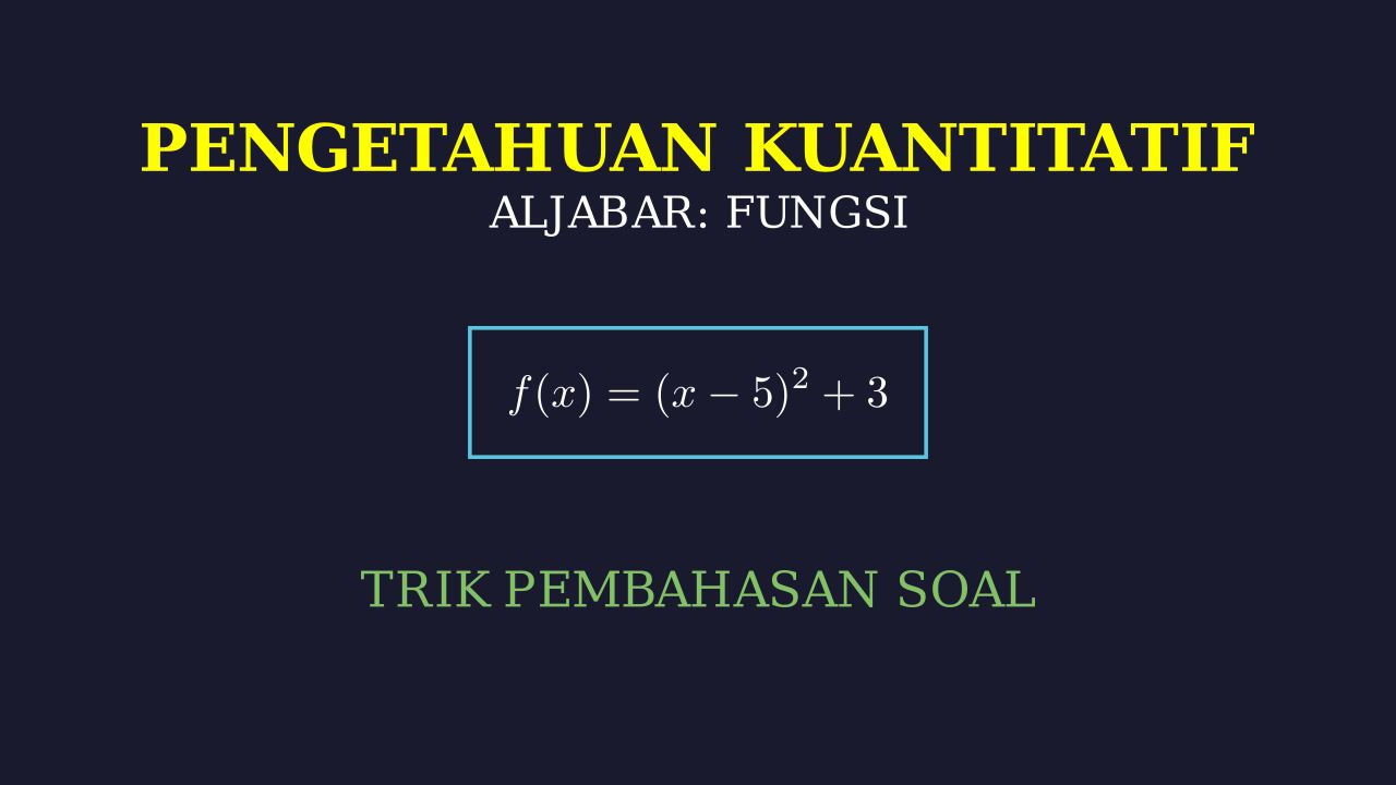 Menyelesaikan Soal Fungsi f(x) dan g(x)