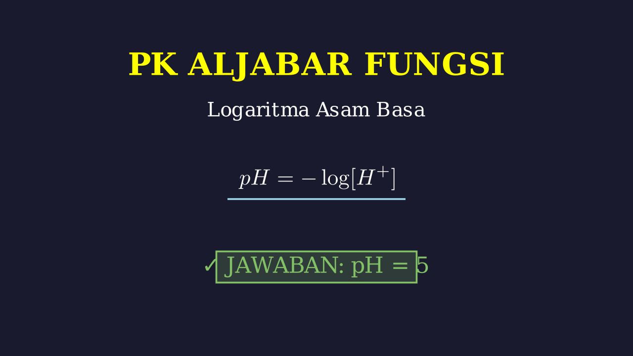 Logaritma Asam Basa