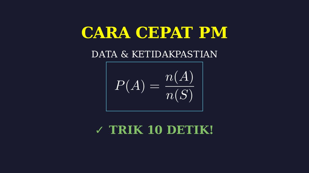 Trik Cepat Selesaikan Soal Matematika