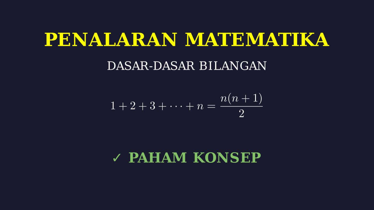 Dasar Penalaran Matematika