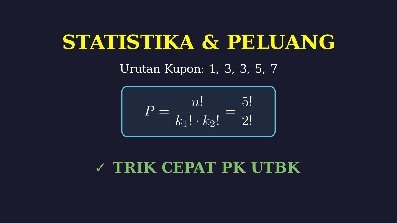 Permutasi Unsur Sama: Menyusun Kode Kupon
