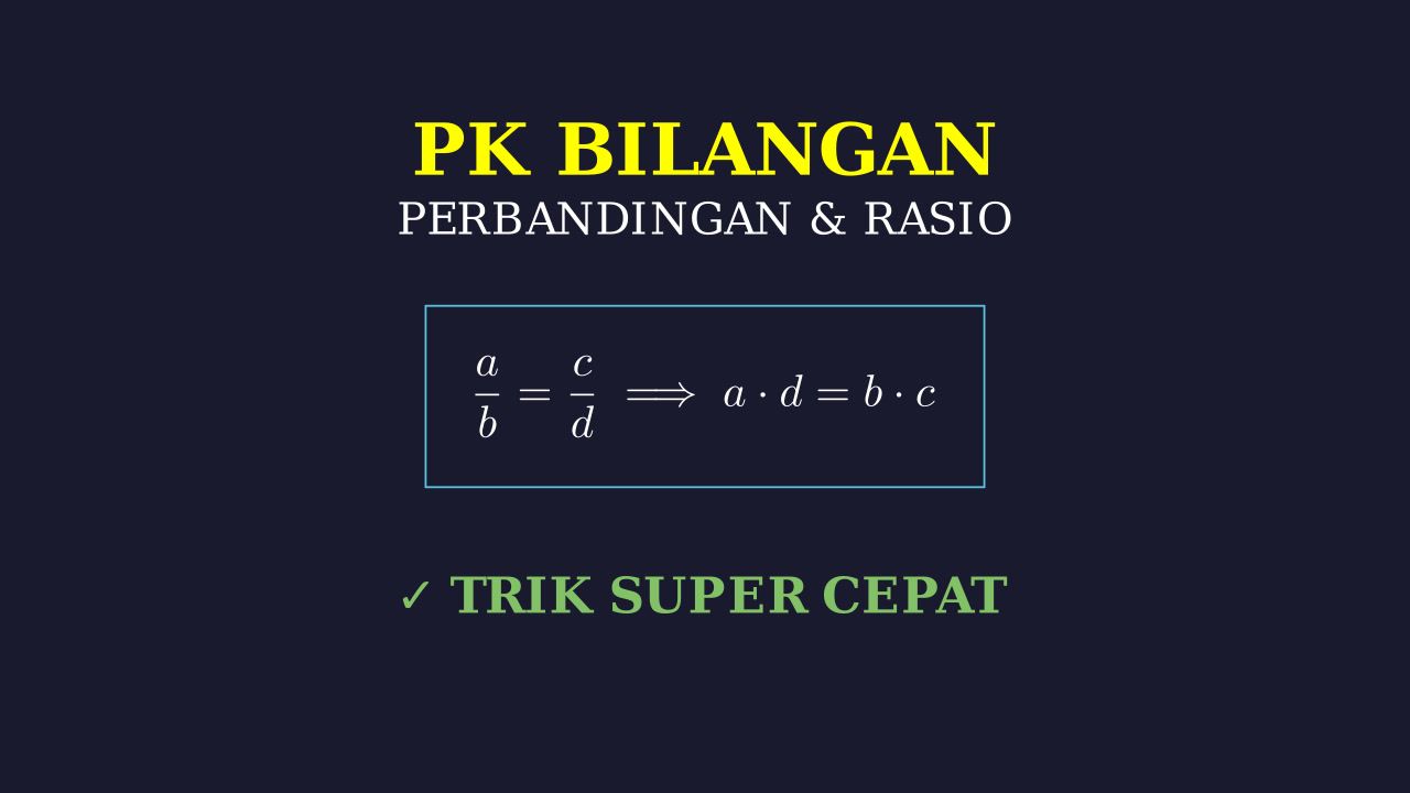 Memahami Perbandingan Dan Rasio