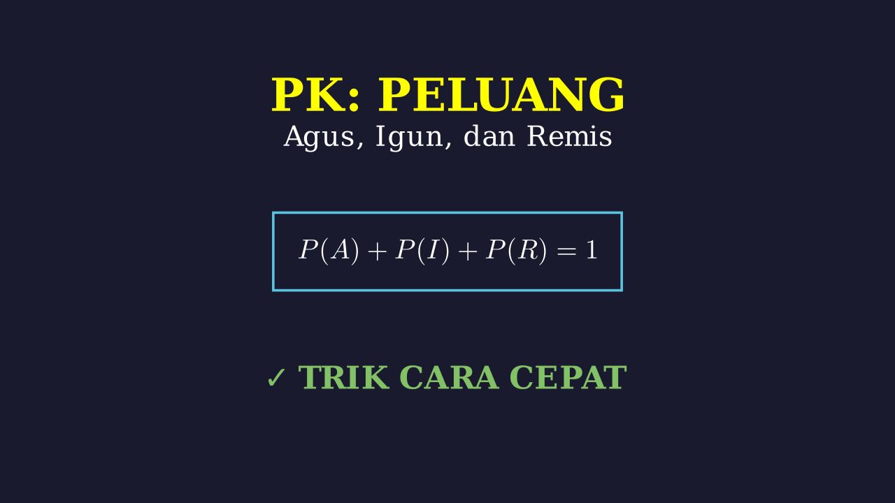 Peluang: Menghitung Probabilitas Menang dan Remis