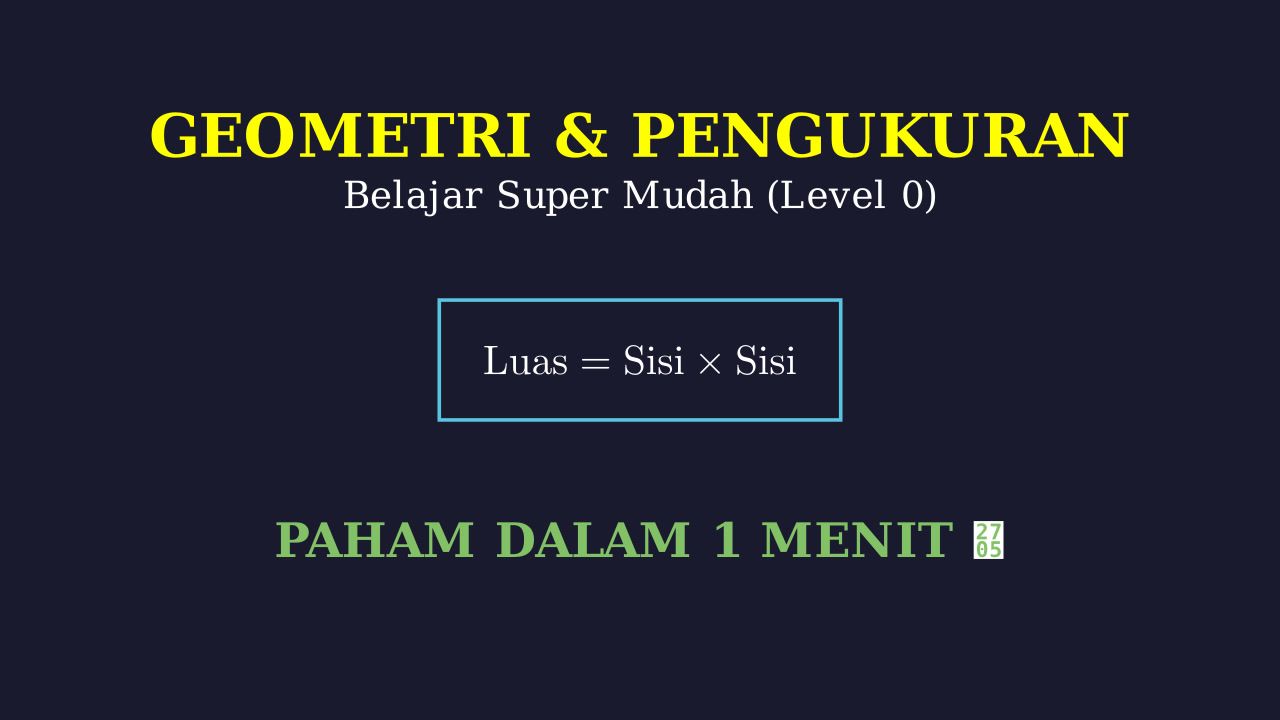 Geometri dan Pengukuran Jadi Mudah